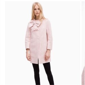 Kate Spade Soft Pink Bow-Accent Cape